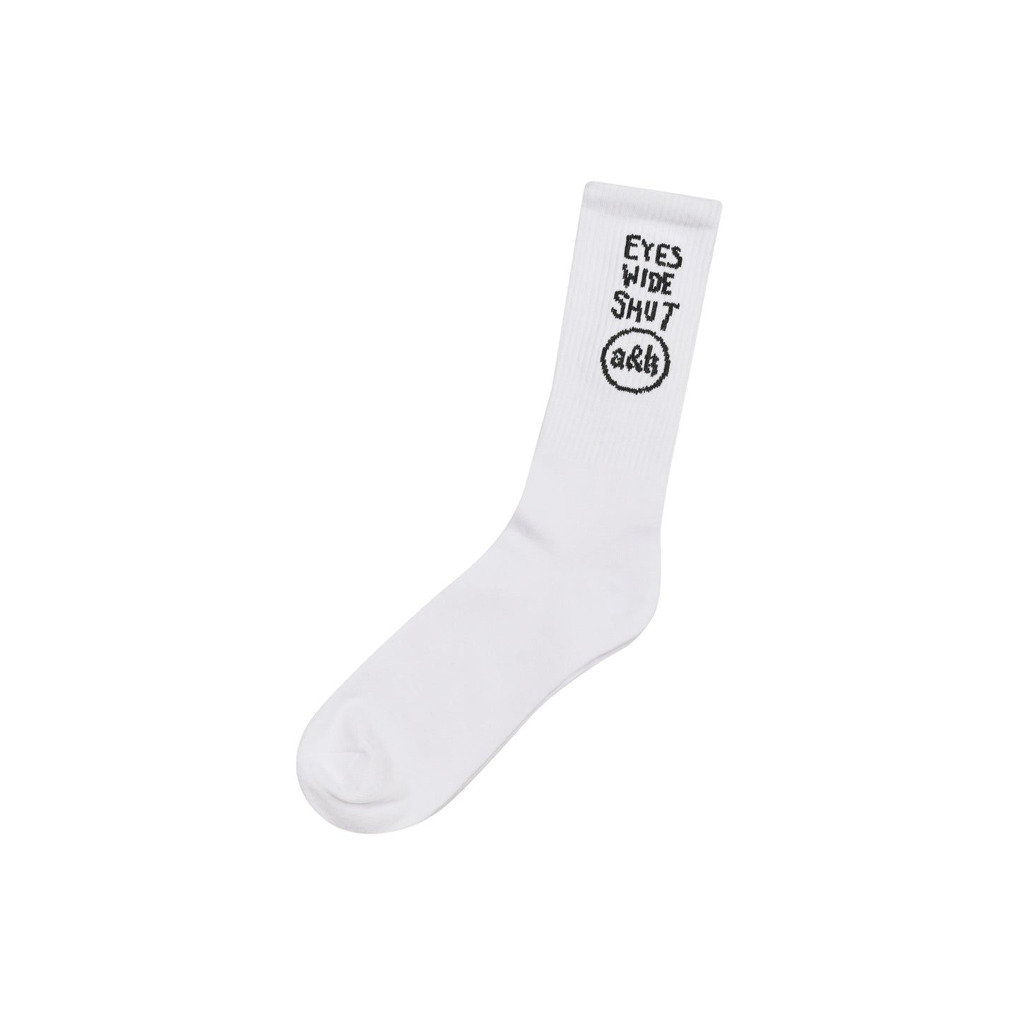 Socks "Eyes Wide Shut White"