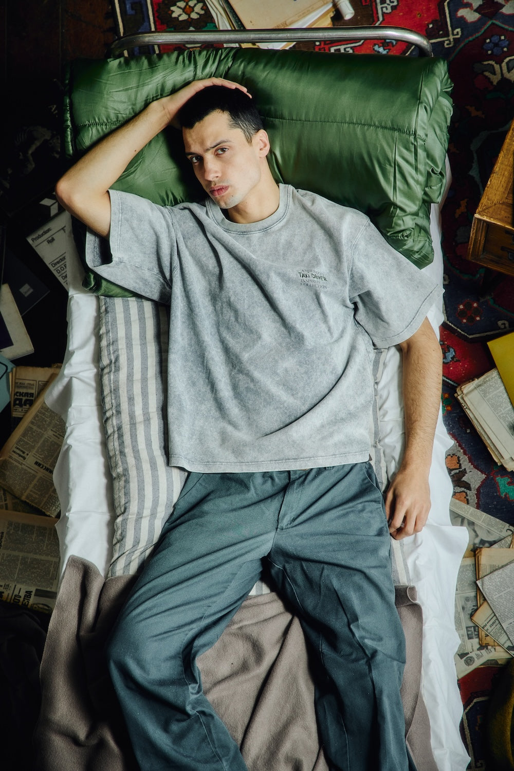 T-shirt "Through the Mirror Grey melange"