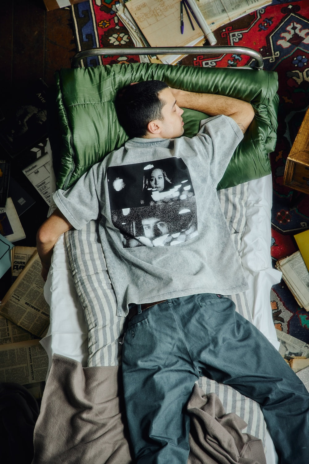 T-shirt "Through the Mirror Grey melange"