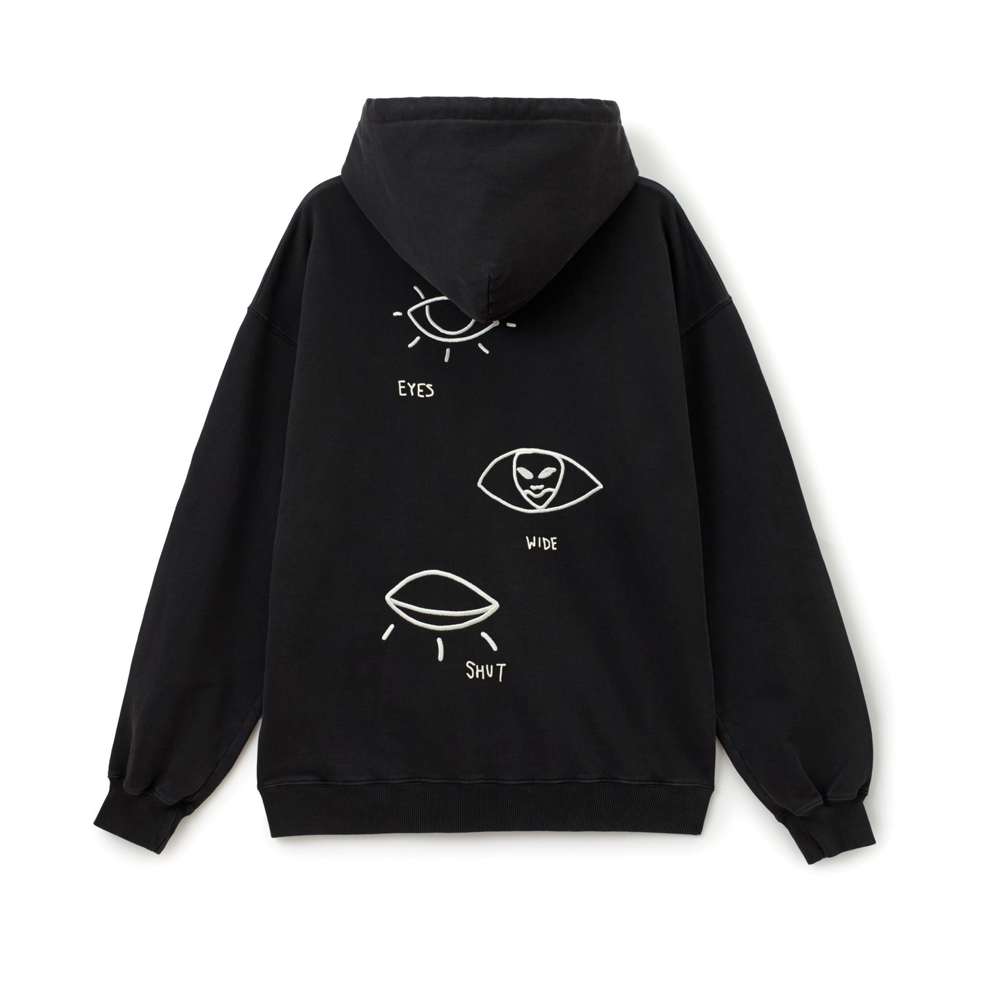 Hoodie "Rainbow Black"